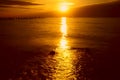 Sunrise over the sea. Royalty Free Stock Photo