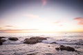 Sunrise over the sea in spain