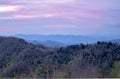 Sunrise over the Smoky Mountains Royalty Free Stock Photo