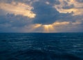 Sunrise over the Southern Ocean Royalty Free Stock Photo