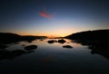 Sunrise over Start Point Devon Royalty Free Stock Photo