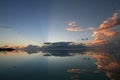 Sunrise over tahiti Royalty Free Stock Photo
