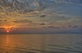 Sunrise over Tampa bay Royalty Free Stock Photo