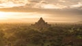 Sunrise over Temple of Bagan, Myanmar Royalty Free Stock Photo