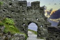 Sunrise over Tintagel Castle - Tintagel, Cornwall, UK Royalty Free Stock Photo