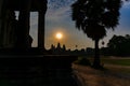 Sunrise over ancient Temple Angkor Wat, Siem Reap, Cambodia. Royalty Free Stock Photo