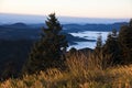 Sunrise over Willamette Valley, OR Royalty Free Stock Photo