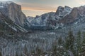 Sunrise at tunnel view Royalty Free Stock Photo