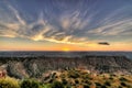 Sunrise at Palo Duro Canyon Royalty Free Stock Photo