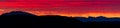 Sunrise Panorama in Grand Teton National Park Royalty Free Stock Photo