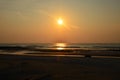 Sunrise at Pantai Batu Hitam Royalty Free Stock Photo