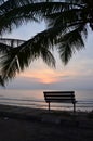 Sunrise at Pantai Batu Hitam Royalty Free Stock Photo
