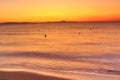 Sunrise at Paralia Katerinis beach Greece Royalty Free Stock Photo