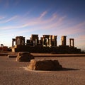 Sunrise in Persepolis. Iran. Ancient Persia. Square format.