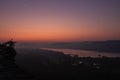 Sunrise on the Pha Taem National Park , Khong Chiam, Ubon Ratchathani,Thailand