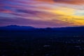 Sunrise in Phoenix, Arizona Royalty Free Stock Photo