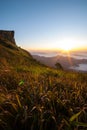 Sunrise at Phu Chee Fah Royalty Free Stock Photo