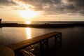 Sunrise Pier Royalty Free Stock Photo