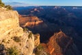 Sunrise at Pima Point of Grand Canyon, South Rim, Arizona, USA Royalty Free Stock Photo