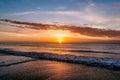 Sunrise at Pinamar Royalty Free Stock Photo