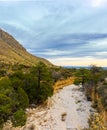 Sunrise on Pine Springs Canyon, Devil\'s Hall Trail
