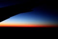 Sunrise from a plane