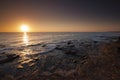 Sunrise on Point Cartwright, Sunshine Coast Royalty Free Stock Photo