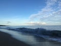 Sunrise at Polihale Beach on Kauai Island, Hawaii. Royalty Free Stock Photo