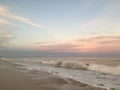 Sunrise at Polihale Beach on Kauai Island, Hawaii. Royalty Free Stock Photo