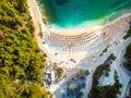 Sunrise at Porto Vathy Beach, Thasos Royalty Free Stock Photo