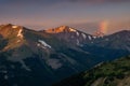 Sunrise Rainbow In Colorado Mountains