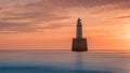 Rattray Head Lighthouse at sunrise