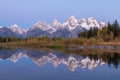 Sunrise Reflection at Schwabachers Landing Royalty Free Stock Photo