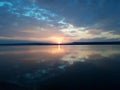 Sunrise reflections over the river