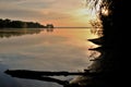 Sunrise on Rend Lake, Illinois