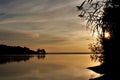 Sunrise on Rend Lake, Illinois