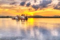 Sunrise at the river at Koh Kho Khao island