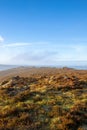 Peak District National Park sunrise at The Roaches Royalty Free Stock Photo