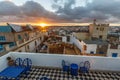 Sunrise on the rooftop in Essaouira