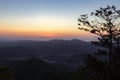 Sunrise from Sa Talaia mountain in Ibiza Spain