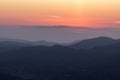 Sunrise from Sa Talaia mountain in Ibiza Spain