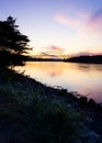 Sunrise on the Sagamore Bridge Royalty Free Stock Photo