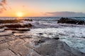 Sunrise at Sandy Beach Park on Oahu, Hawaii Royalty Free Stock Photo