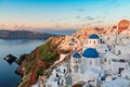 Sunrise at Santorini island, Greece Royalty Free Stock Photo