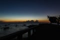 Sunrise at Sanur Sindhu Beach Royalty Free Stock Photo
