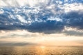 Sunrise on the sea Royalty Free Stock Photo