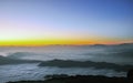 Sunrise with sea of clouds