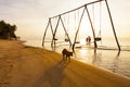 Sunrise on the sea, Son island, Kien Giang, Vietnam. View from Son island.