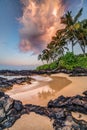 Sunrise at Secret Cove Makena Royalty Free Stock Photo