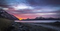 Sunrise from the Seward Highway